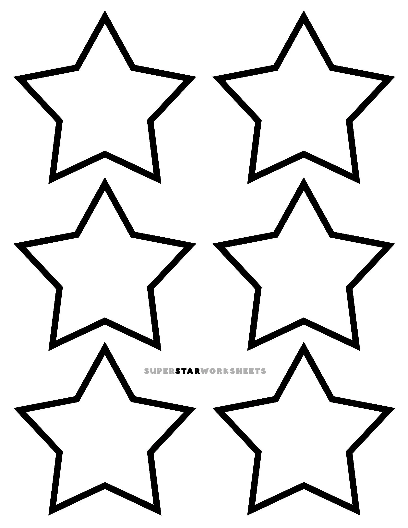 Molde de Estrela para Imprimir: Artesanato Criativo