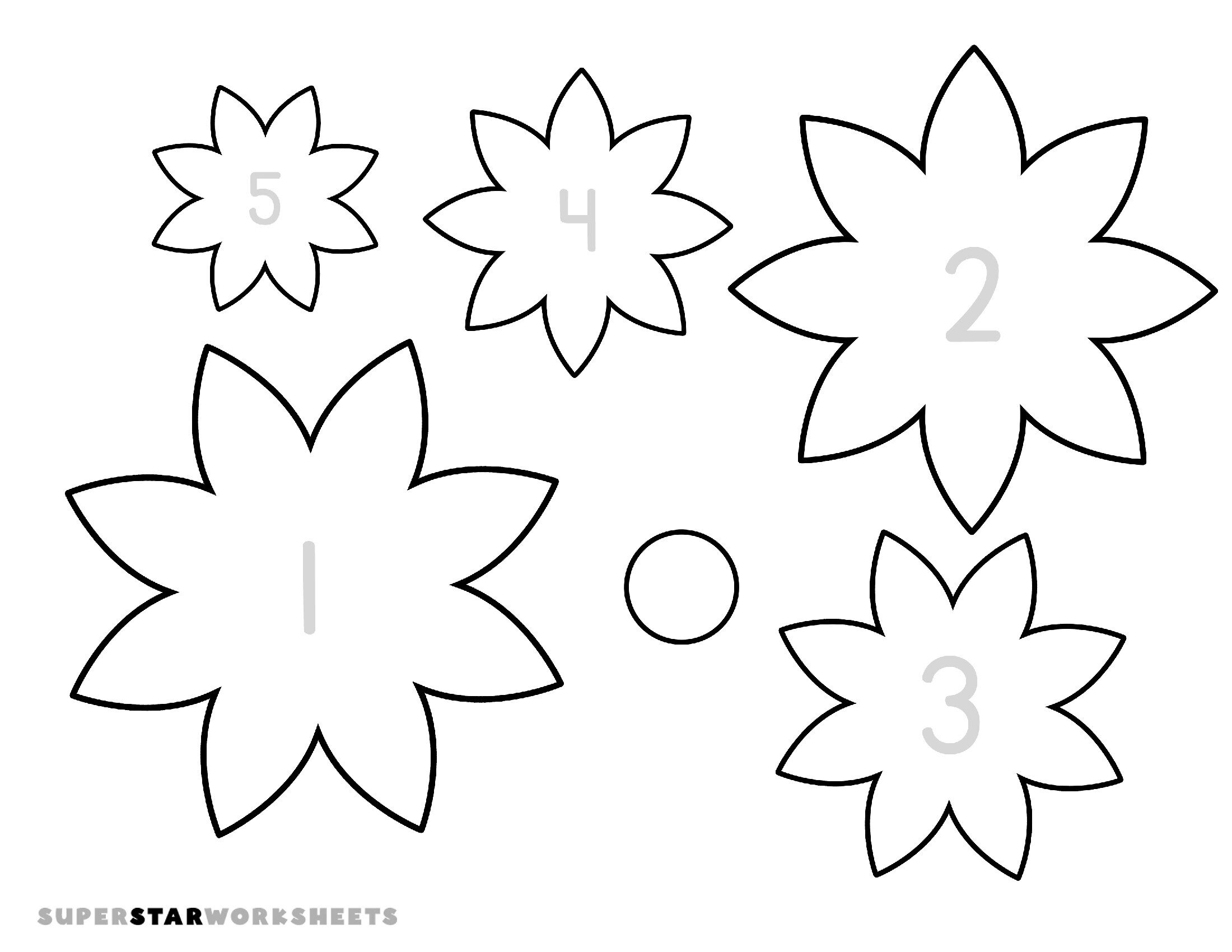 Molde de Flores para Imprimir: Crie Decorações Florais Lindas