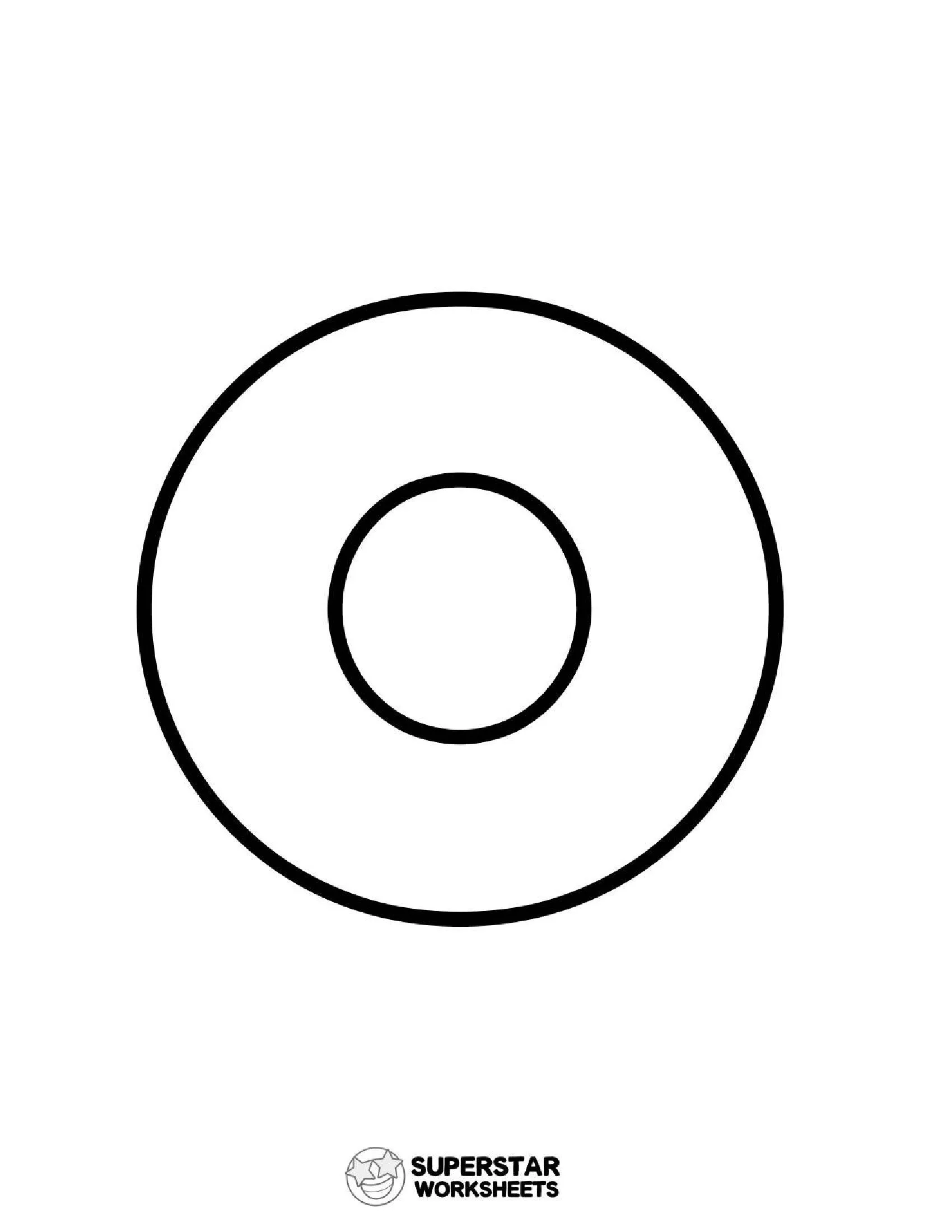 Molde de Letra para imprimir da Letra o Pequena com contorno grosso