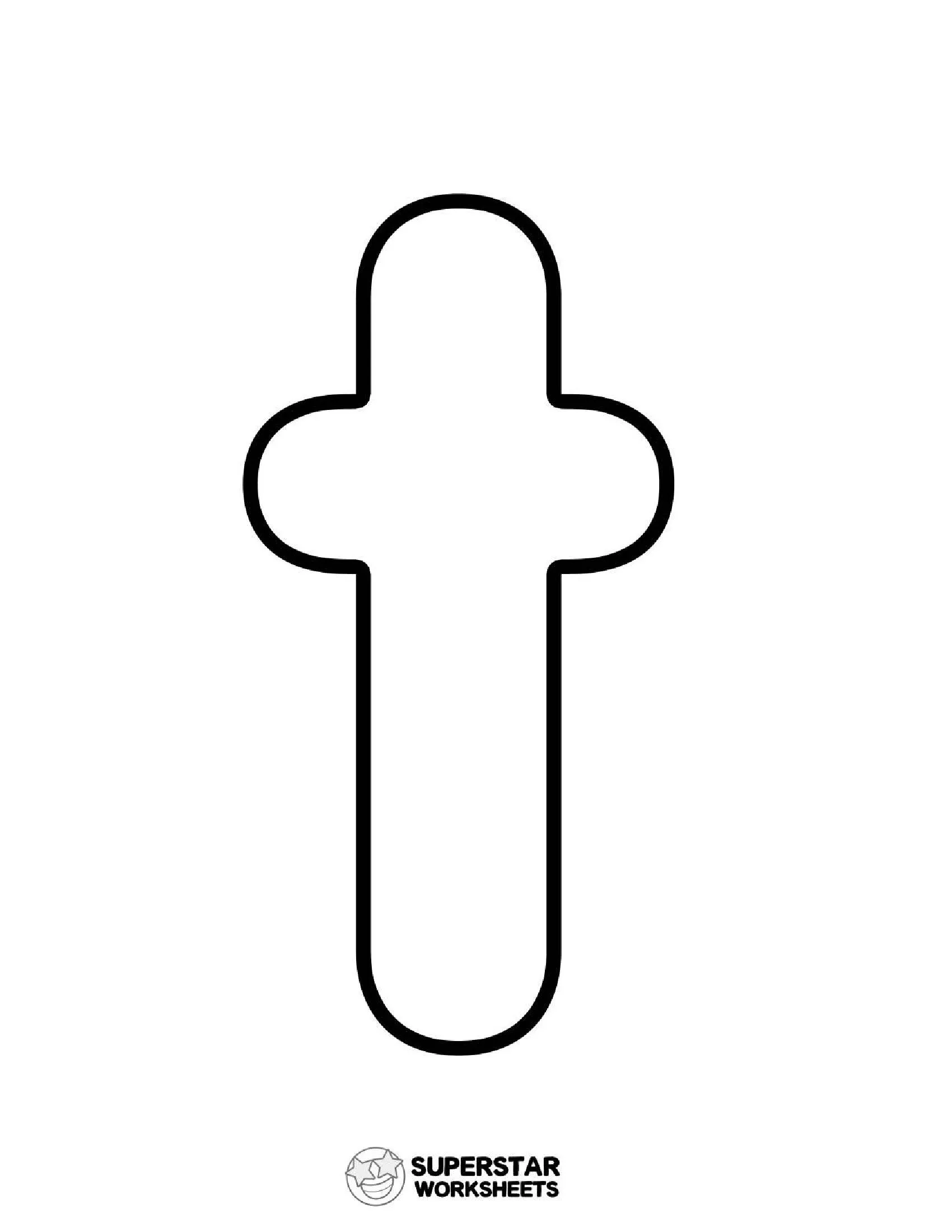 Molde de Letra para Imprimir da Letra t Minúscula em Contorno Preto