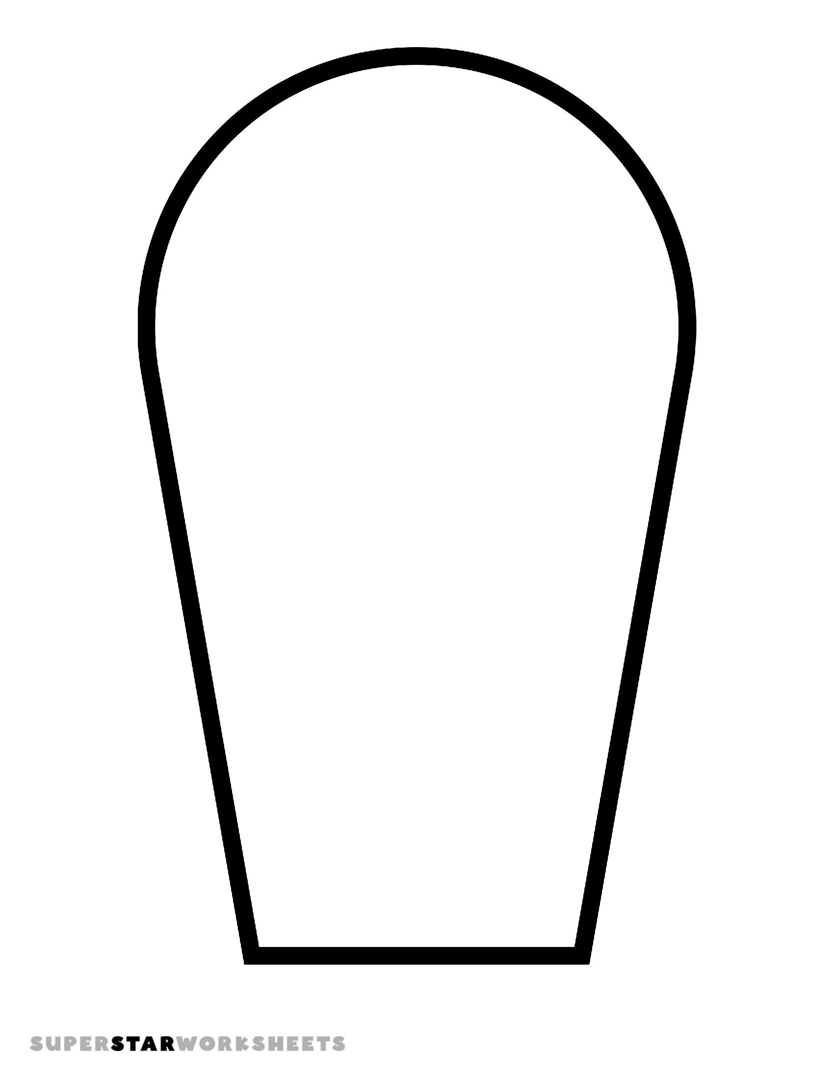 Molde de Pétala de Flor Simples para Imprimir e Criar Artesanato
