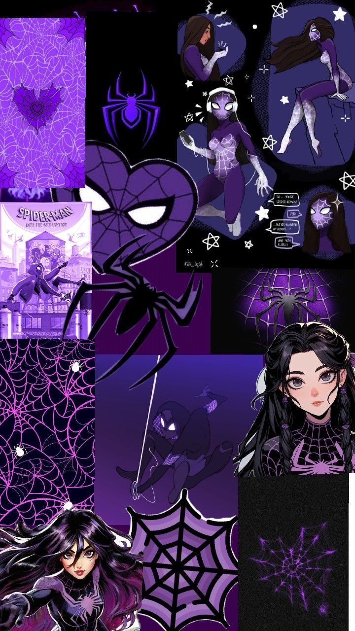 Papel de Parede Feminino com Aranhas e Teias