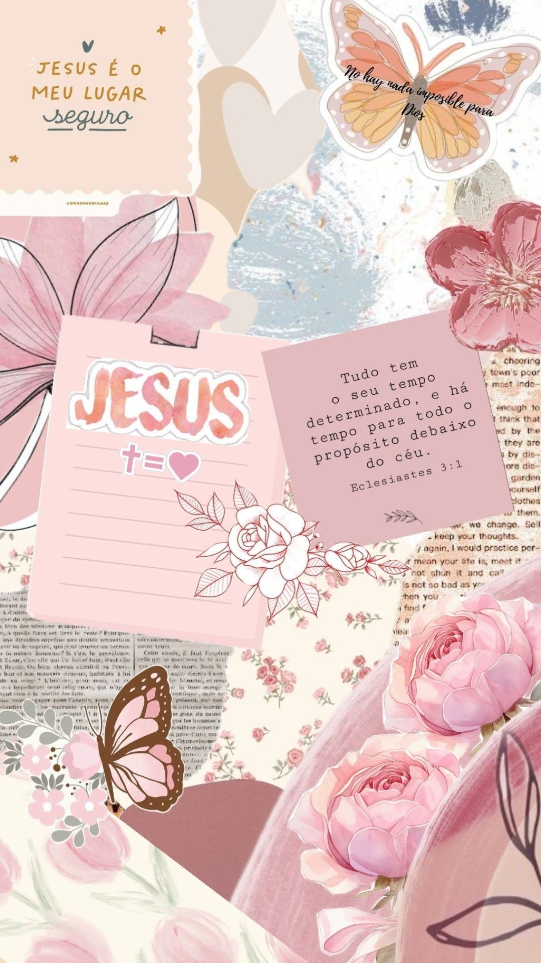 Papel de Parede Feminino com Flores e Inspirações