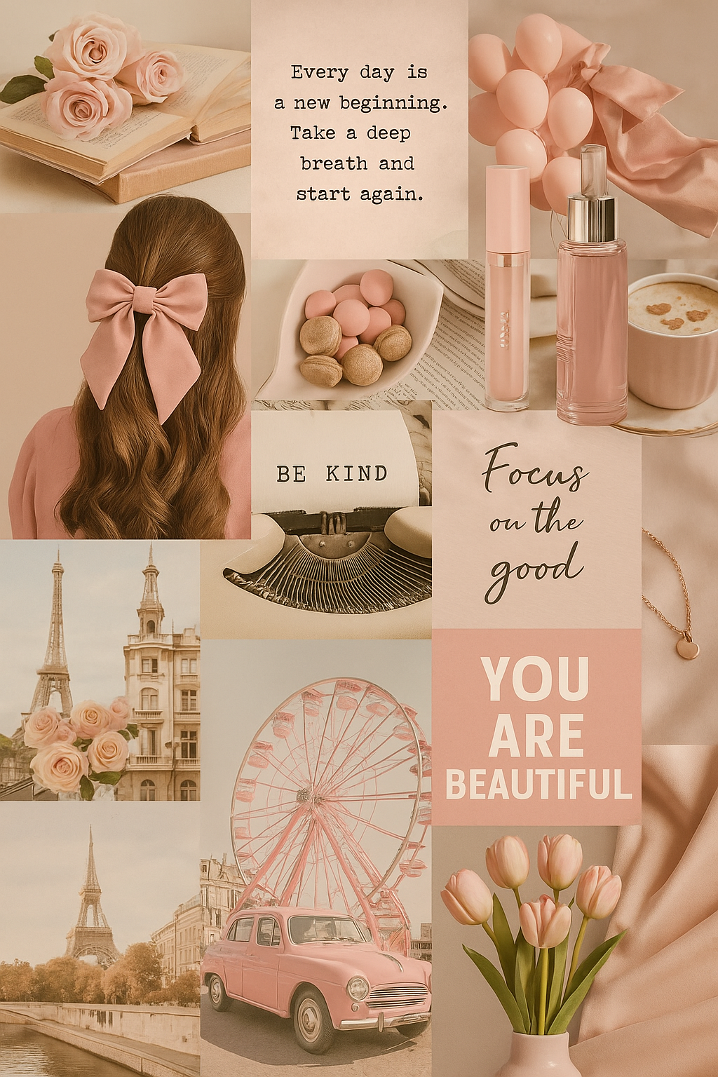 Papel de Parede Feminino Inspirador e Colorido