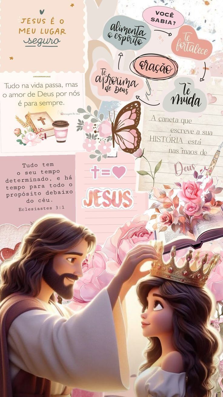 Papel de Parede Feminino Religioso e Inspirador