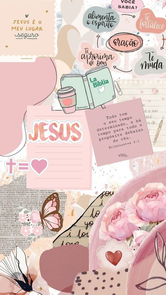 Papel de Parede para Celular Bonito com Flores e Inspiração