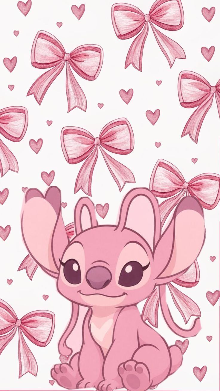 Papel de Parede para Celular Bonito com Laços e Corações