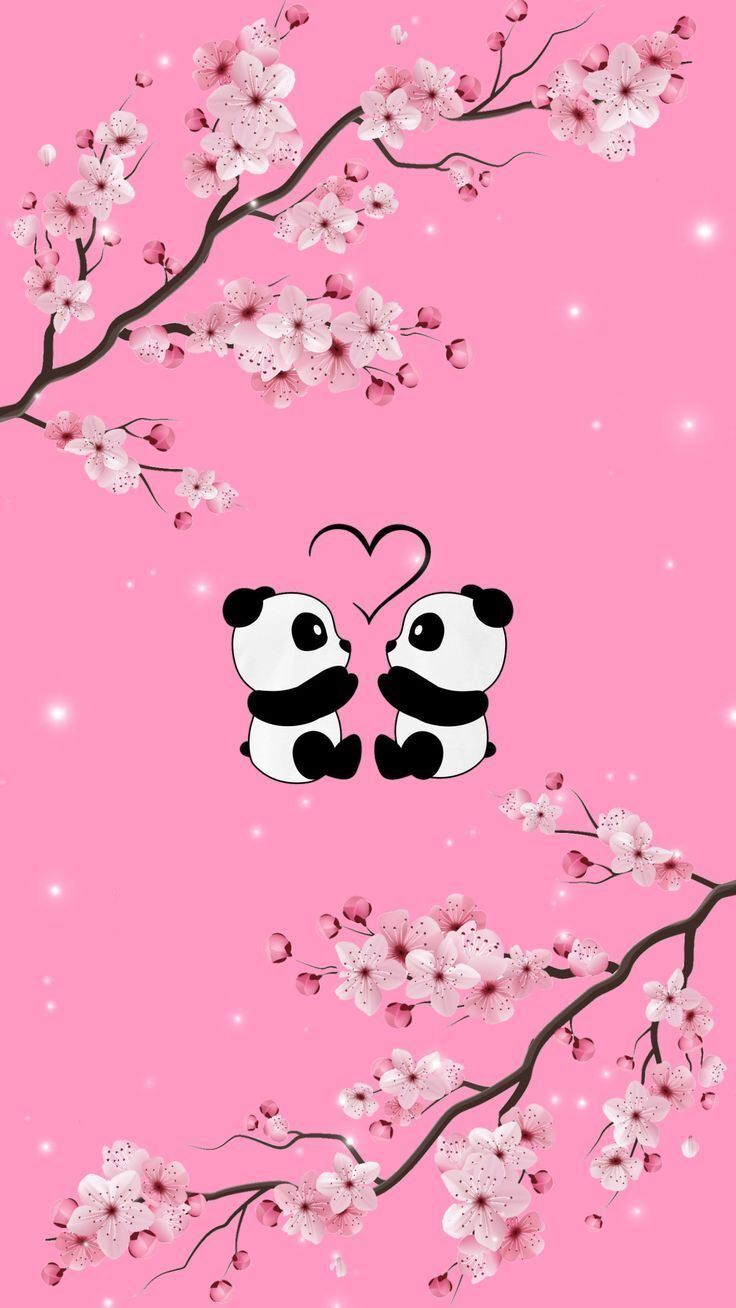 Papel de Parede para Celular Bonito com Pandas Fofos