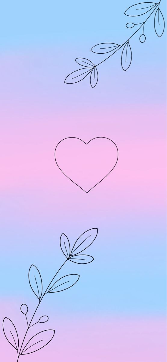 Papel de Parede para Celular com Coração Elegante