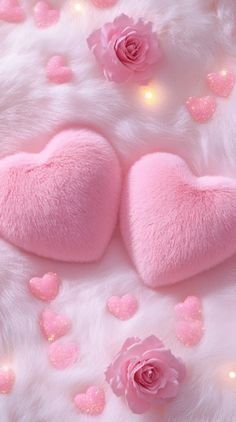 Papel de Parede para Celular Cor-de-Rosa Romântico