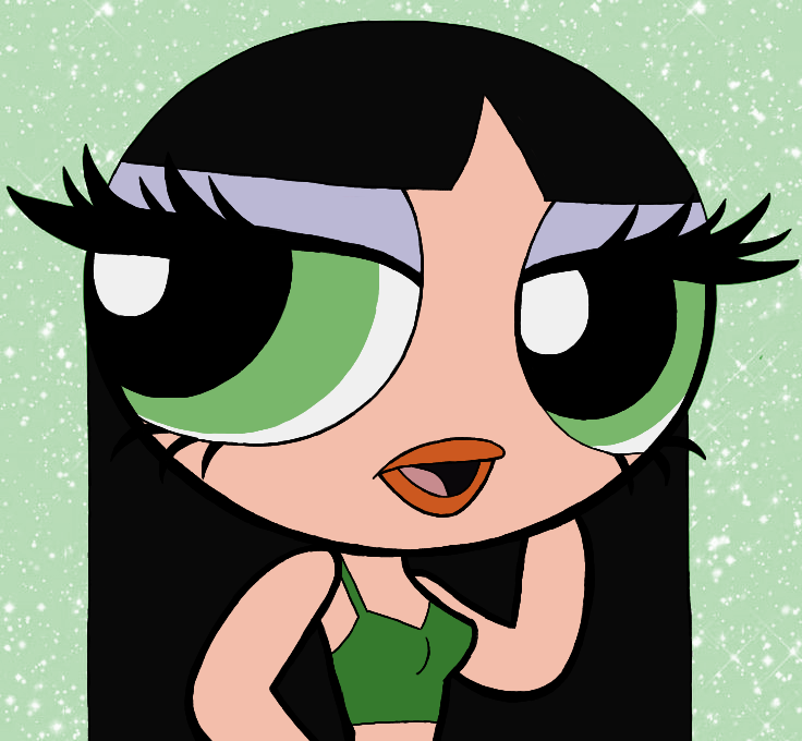 Perfil Feminino Estiloso com Personagem Anime