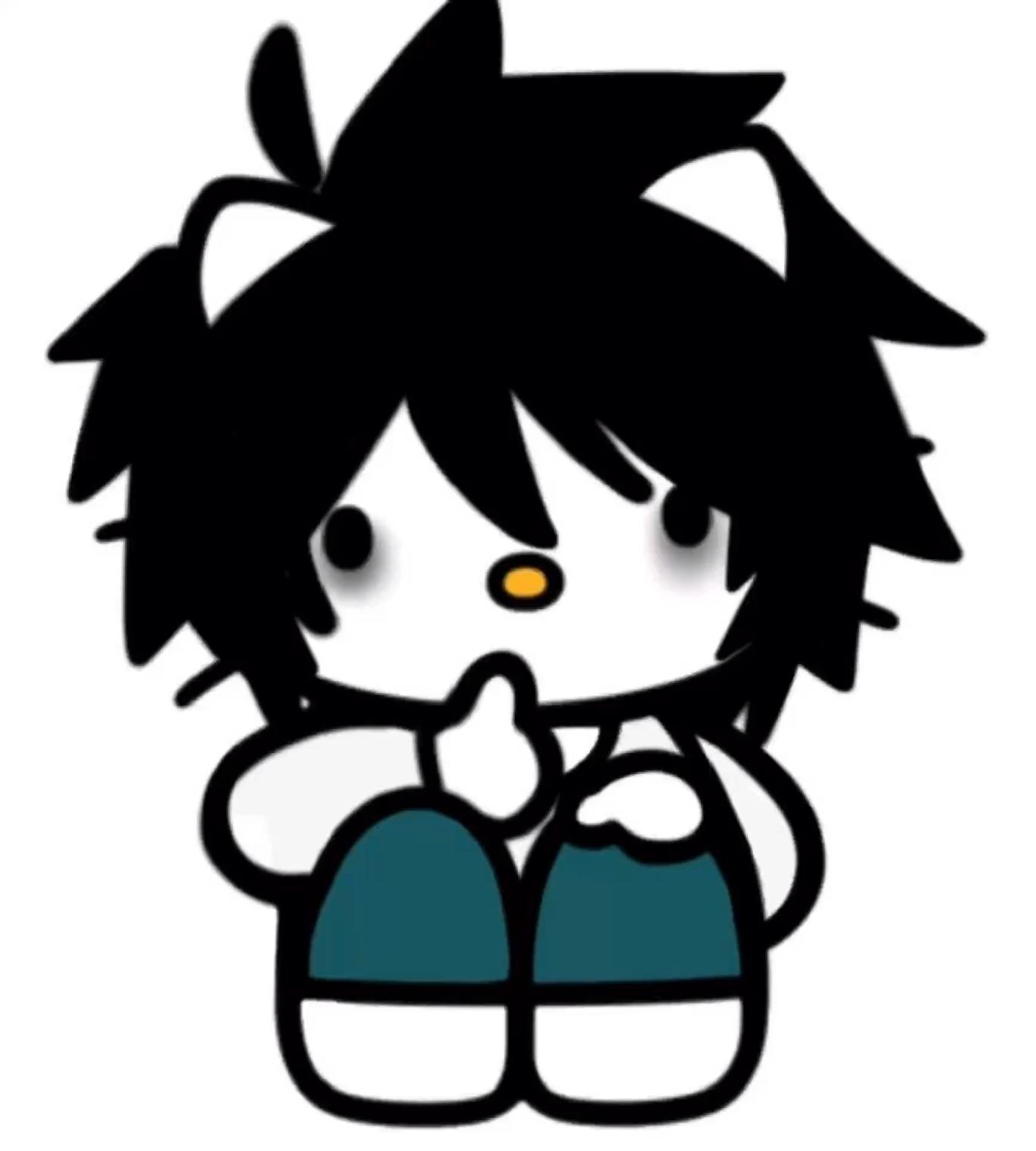 Personagem Anime Estilo Hello Kitty para Perfil