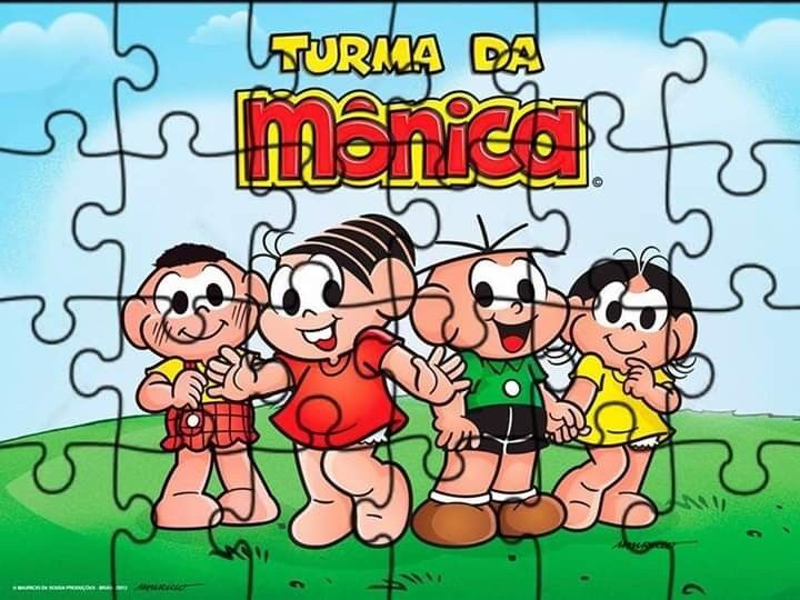 Quebra Cabeça da Turma da Mônica para imprimir e se divertir