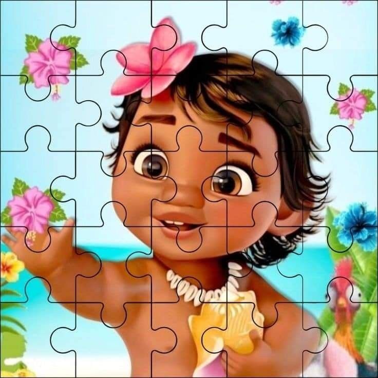 Quebra Cabeça para imprimir com criança na praia