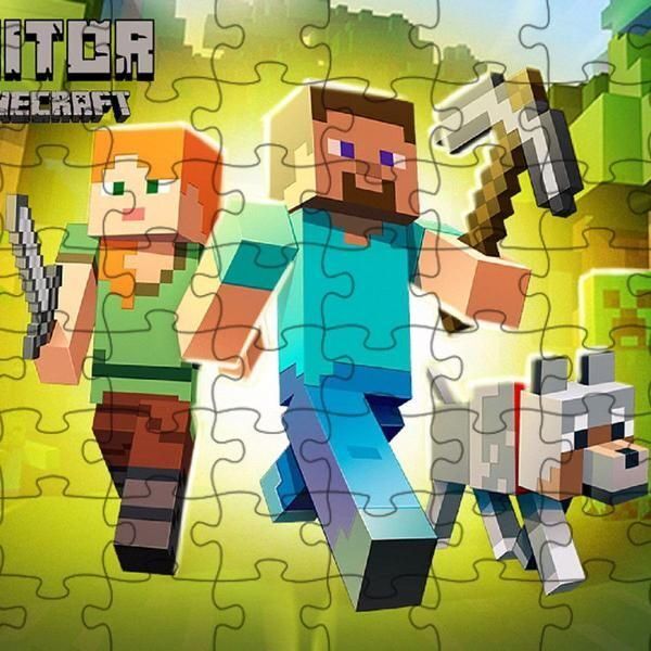 Quebra Cabeça para imprimir com personagens pixelados de jogos