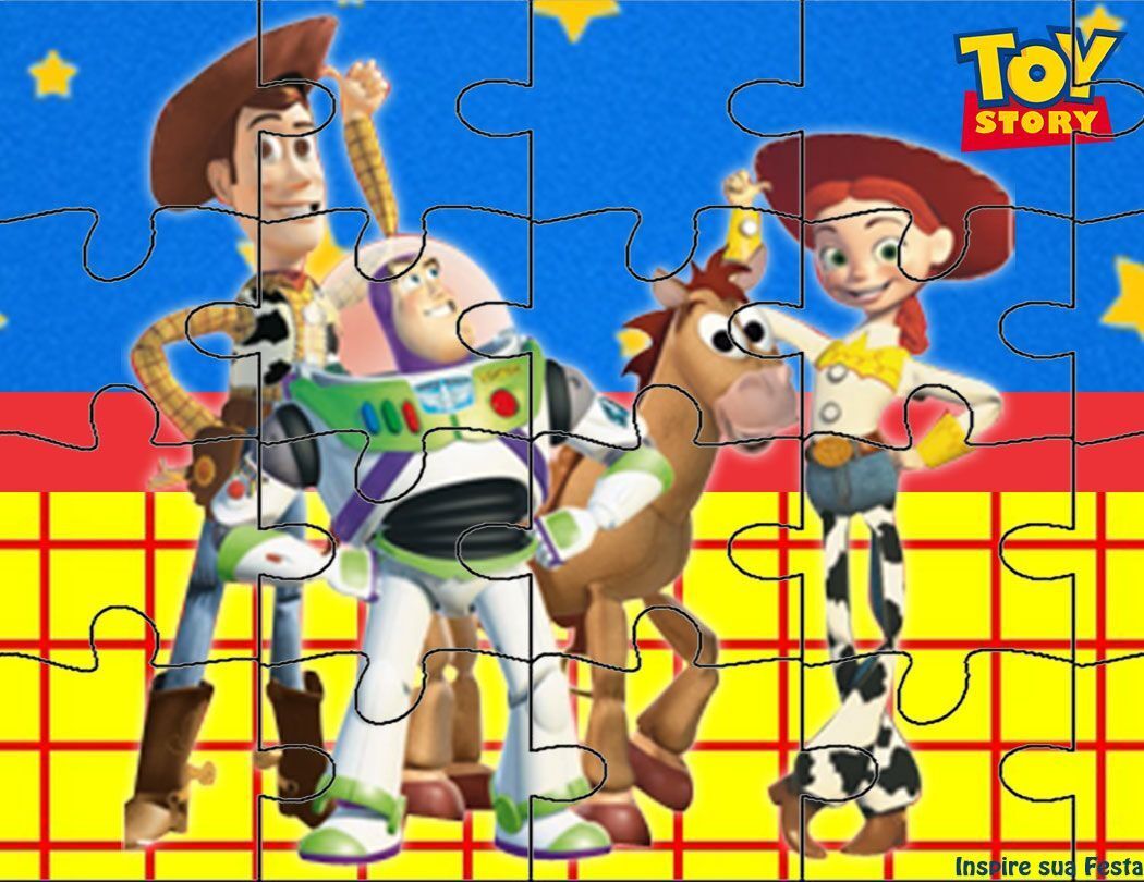 Quebra-Cabeça para Imprimir com Tema de Toy Story