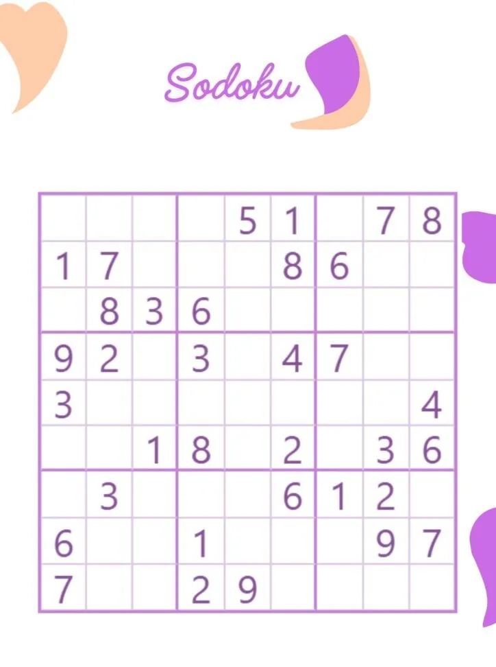 Sodoku para imprimir: desafiando sua lógica com diversão