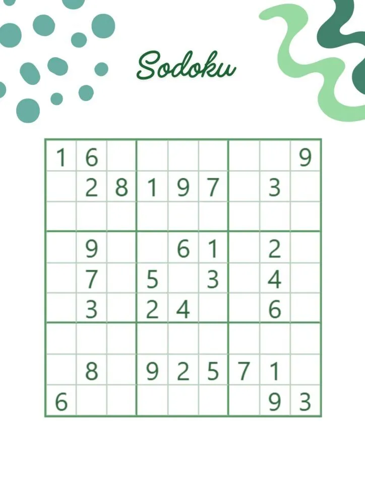 Sudoku para imprimir: Desafios e diversão em casa