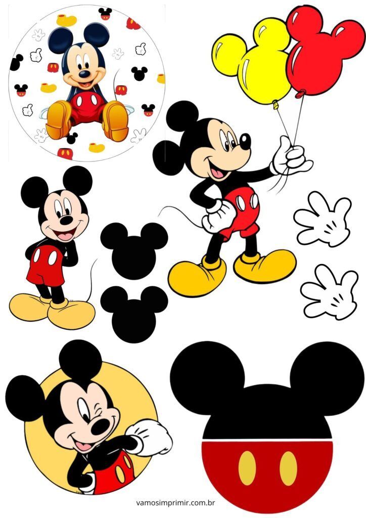 Topo de Bolo para imprimir com personagem de desenho animado